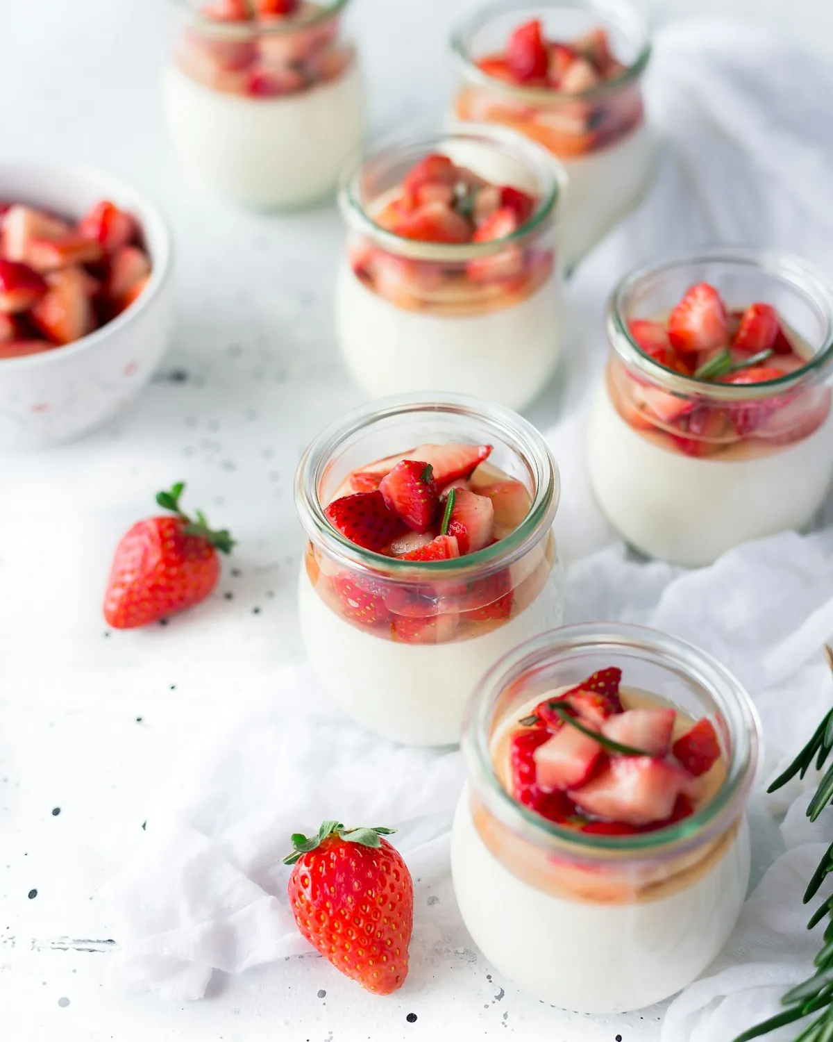 Chocolate dessert with cream and berries